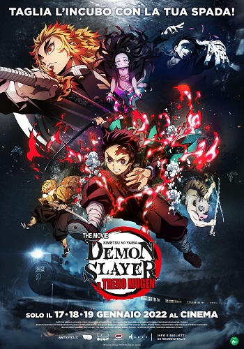 Poster film Demon Slayer – The Movie: Il Treno Mugen