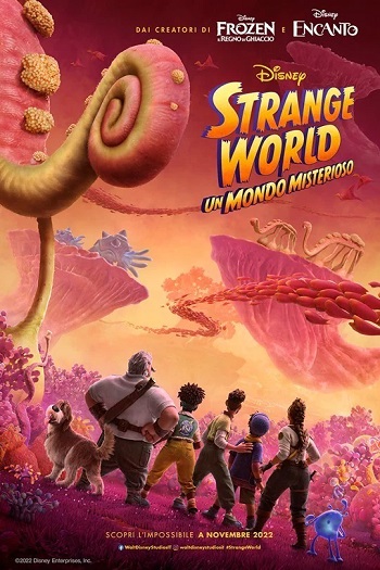 Poster film Strange World - Un Mondo Misterioso