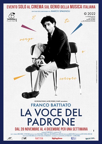 Poster film Franco Battiato - La Voce del Padrone