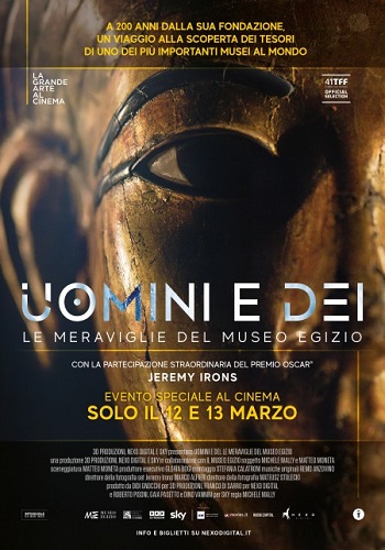 Poster film La Grande Arte | Uomini e Dei. Le meraviglie del Museo Egizio