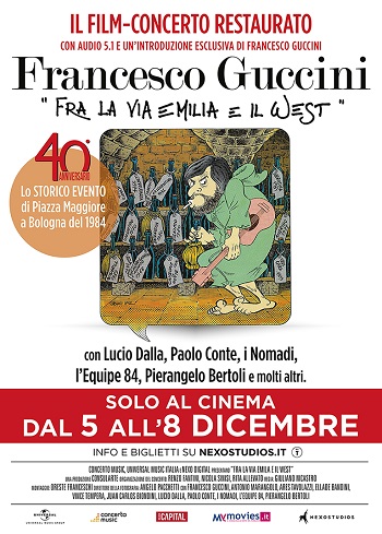 Poster film Francesco Guccini: fra la Via Emilia e il West